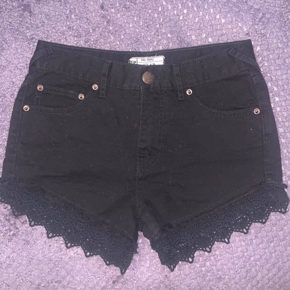 Free People jean shorts
